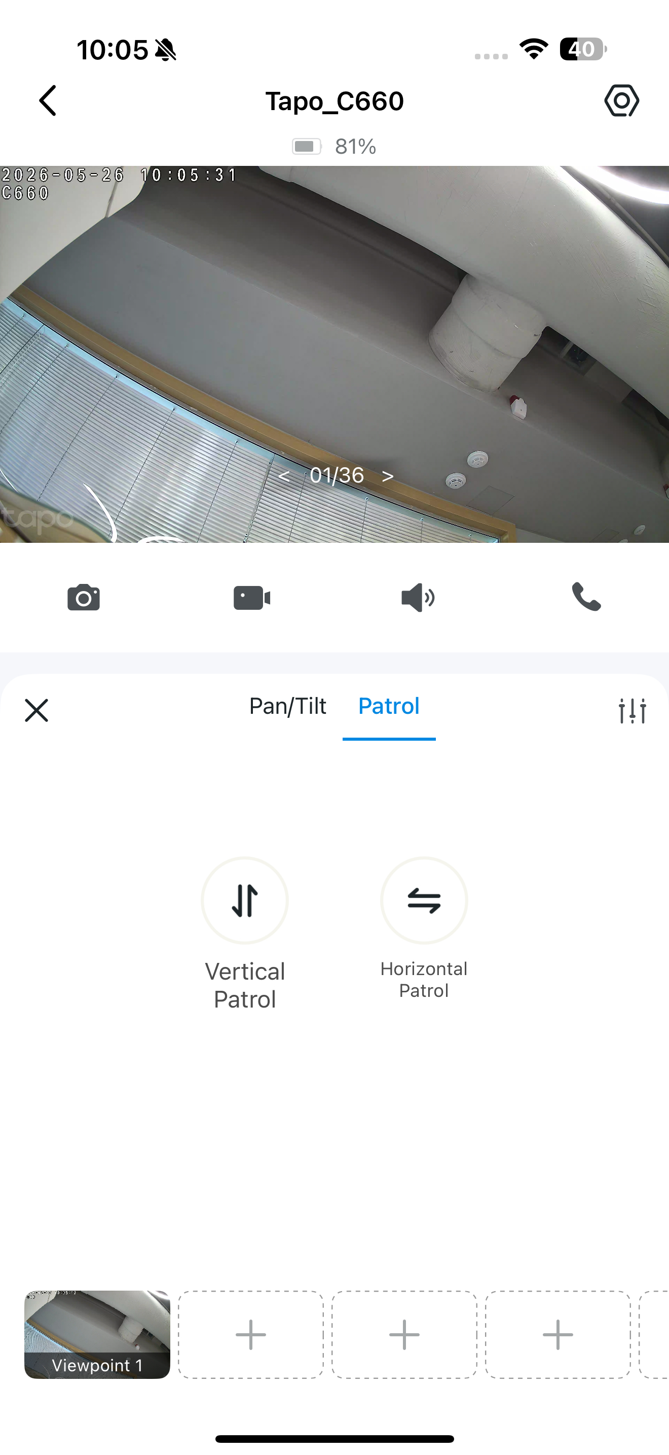 The Patrol panel