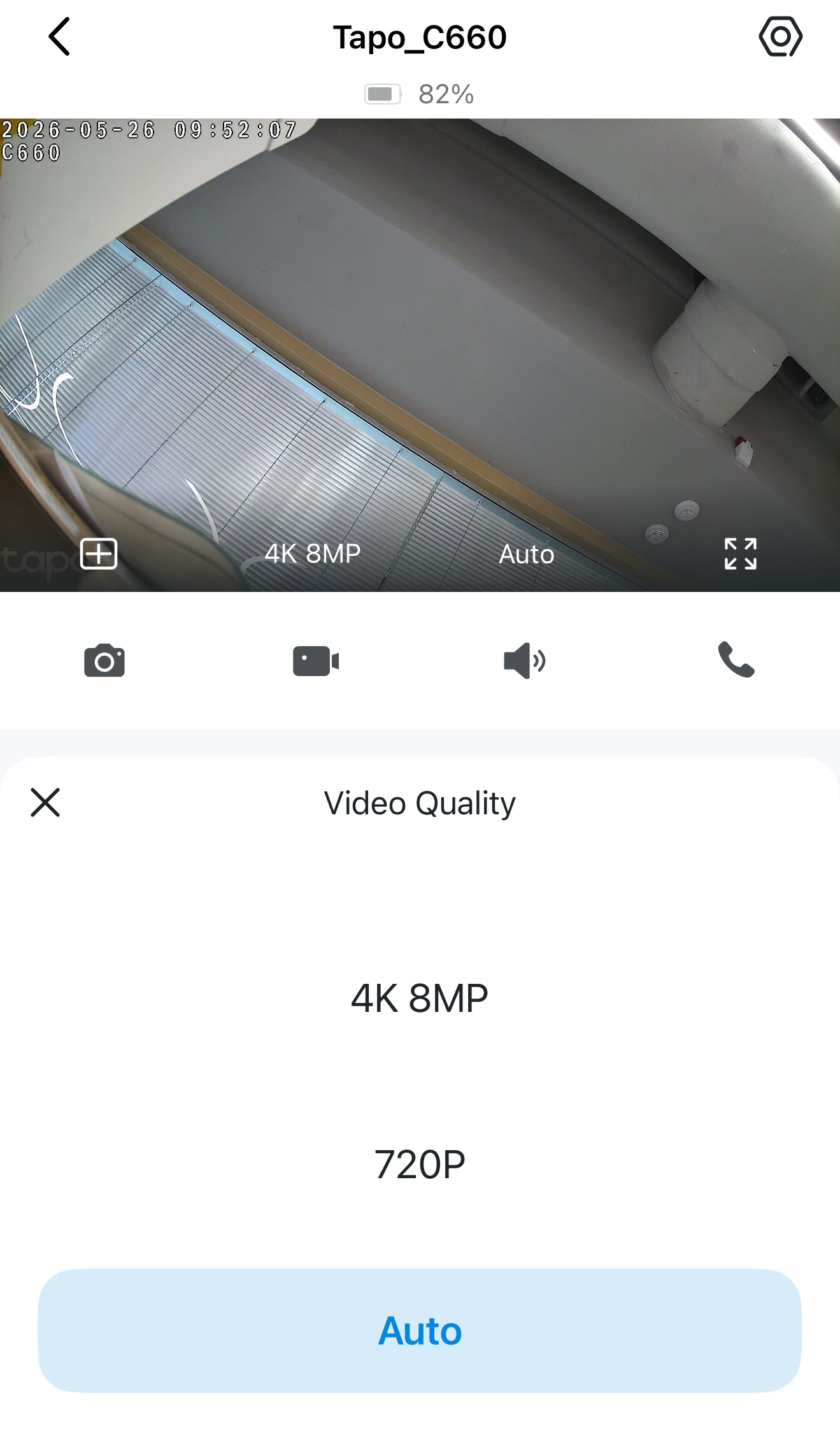 Choose video quality