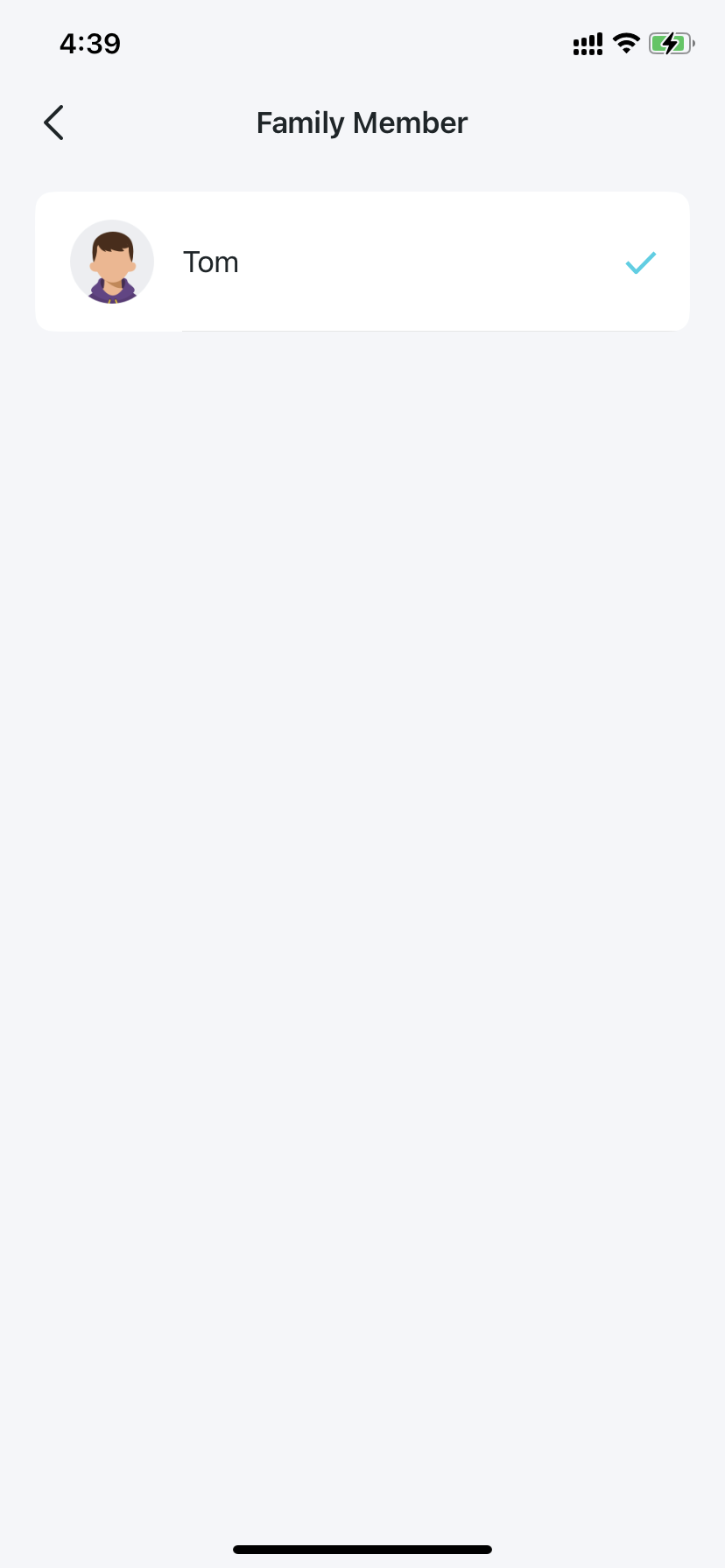 the profile belongs to this client