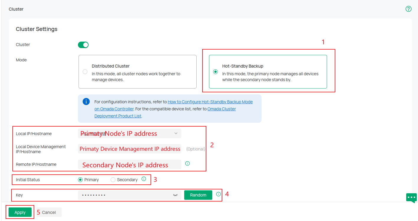 Configure the Primary Node