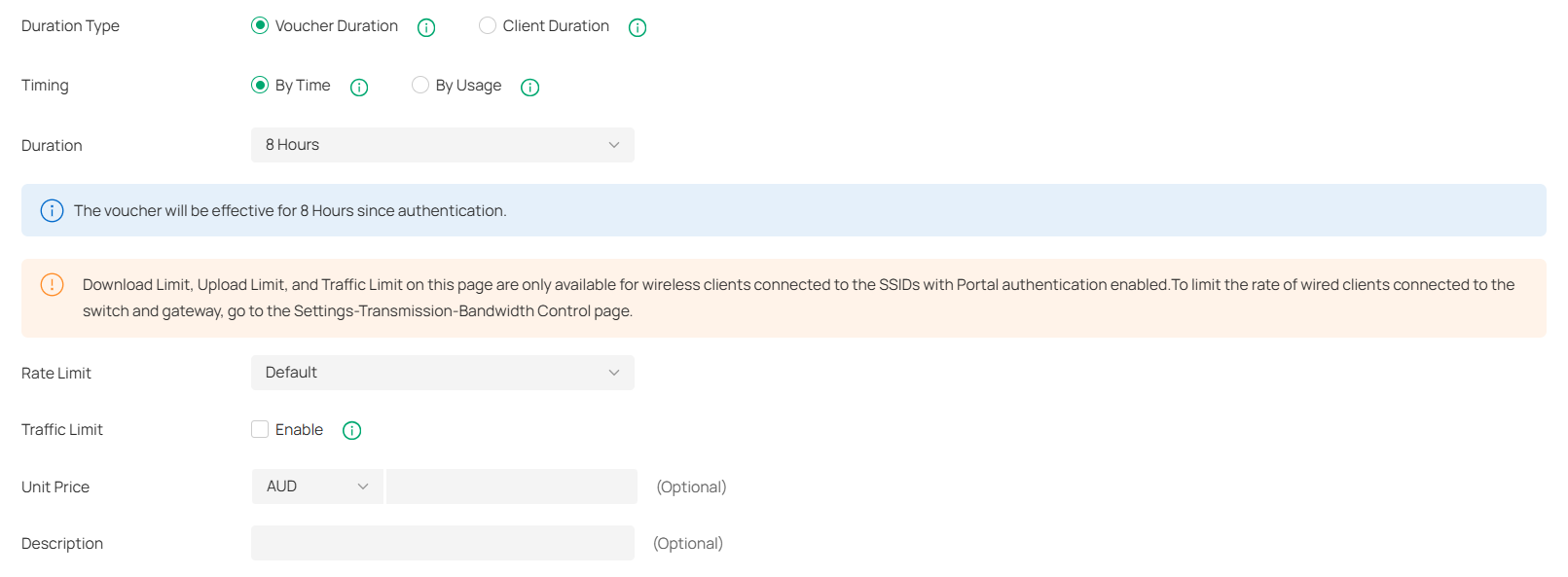 Create vouchers group - 2