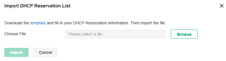 DHCP Reservation_Import