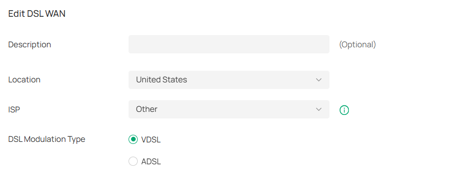 DSL WAN