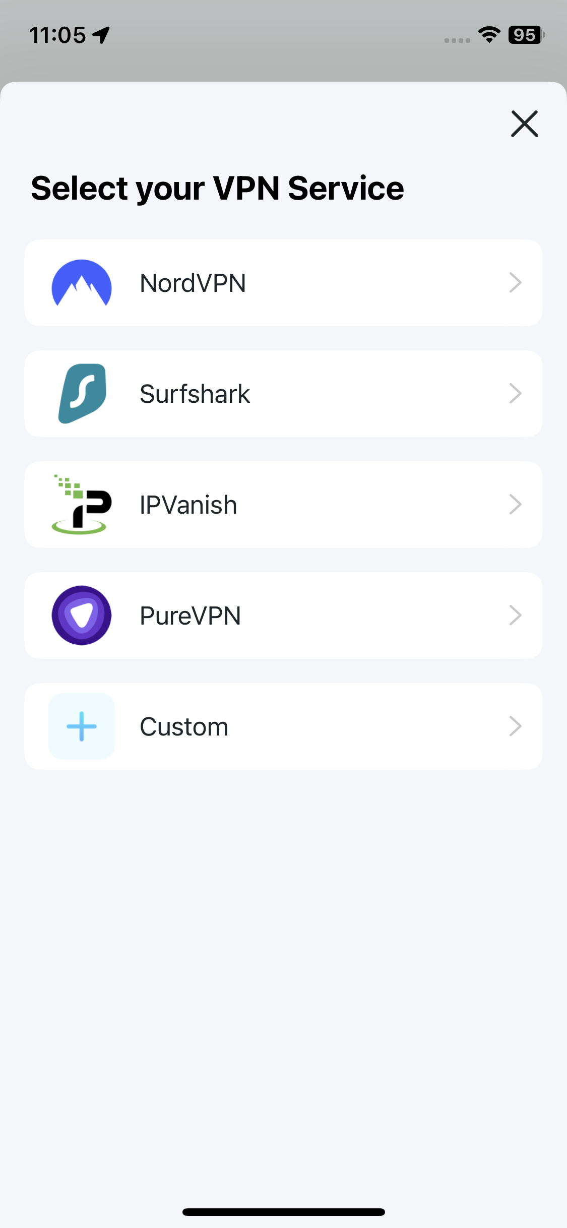 VPN Service available