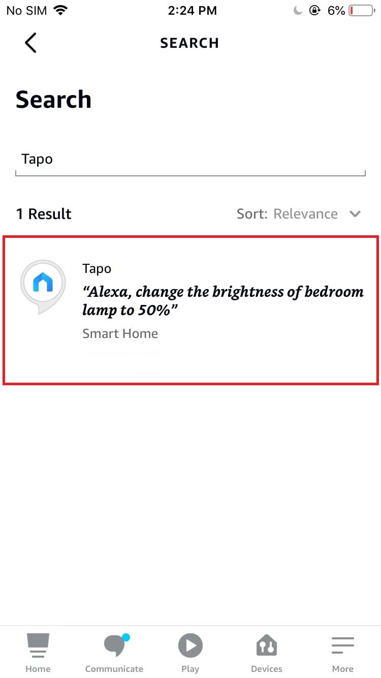 Search page
