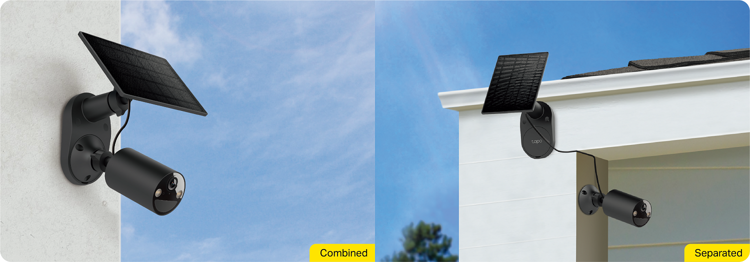 Displays the flexible wire-free solar installation methods