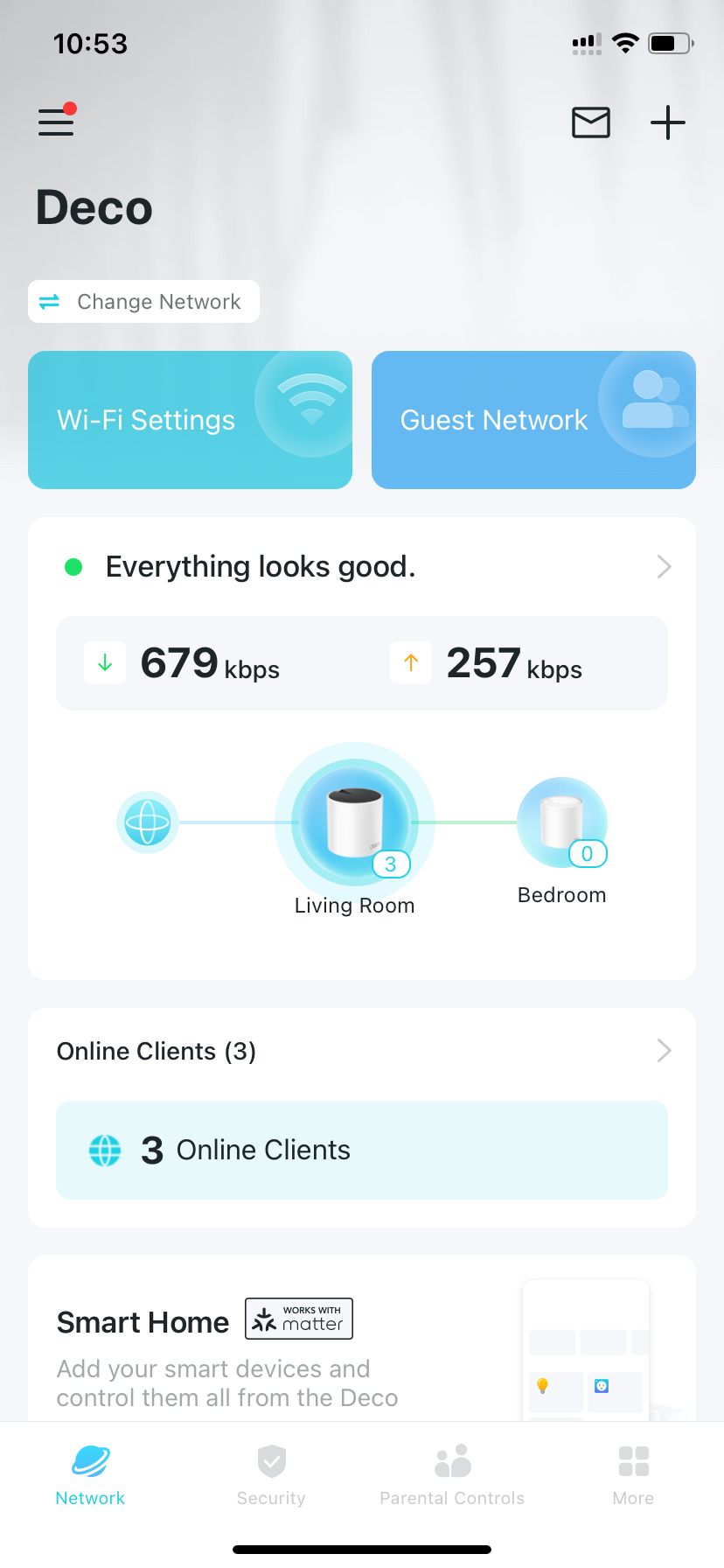 Deco app homepage