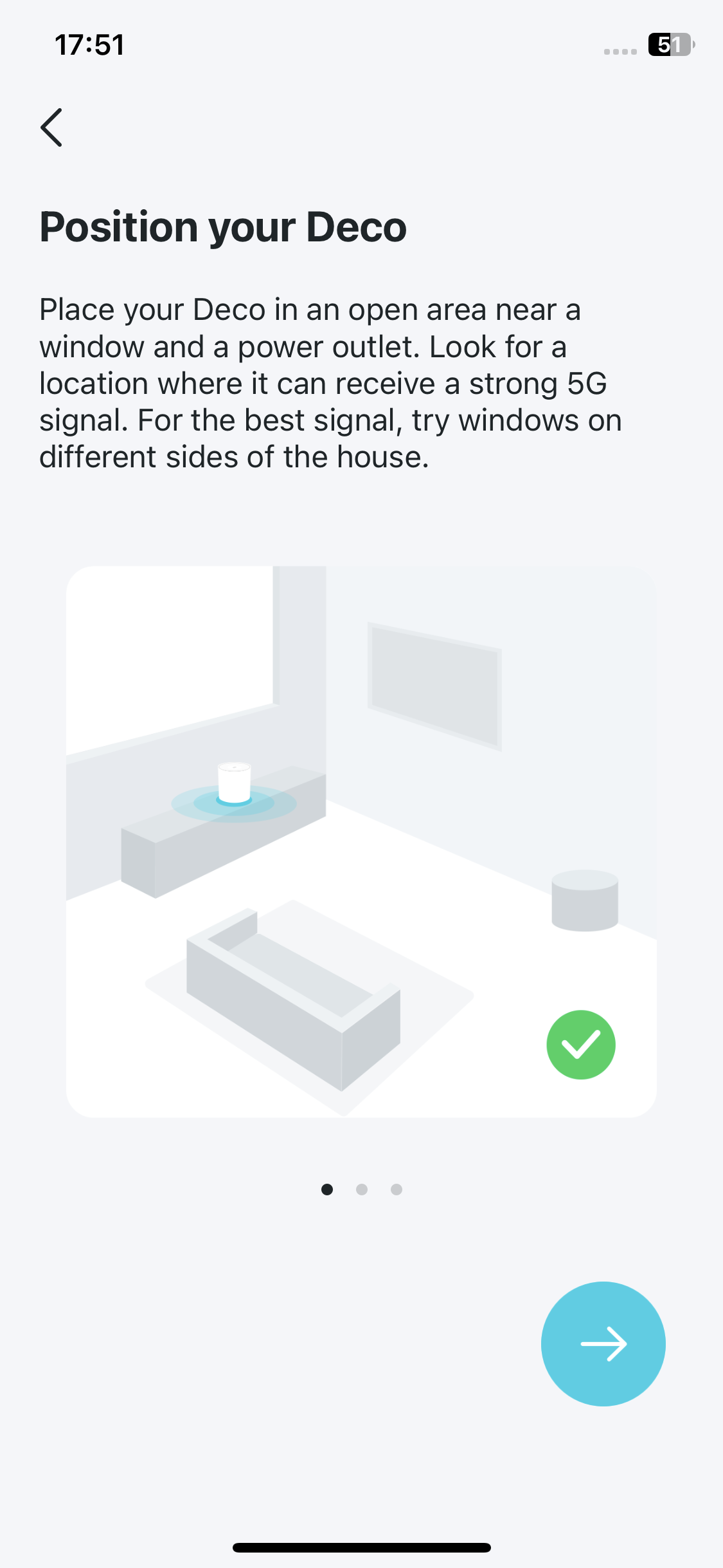 image displaying how to place your Deco devices.