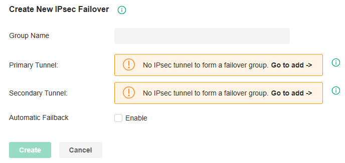 IPsec Failover