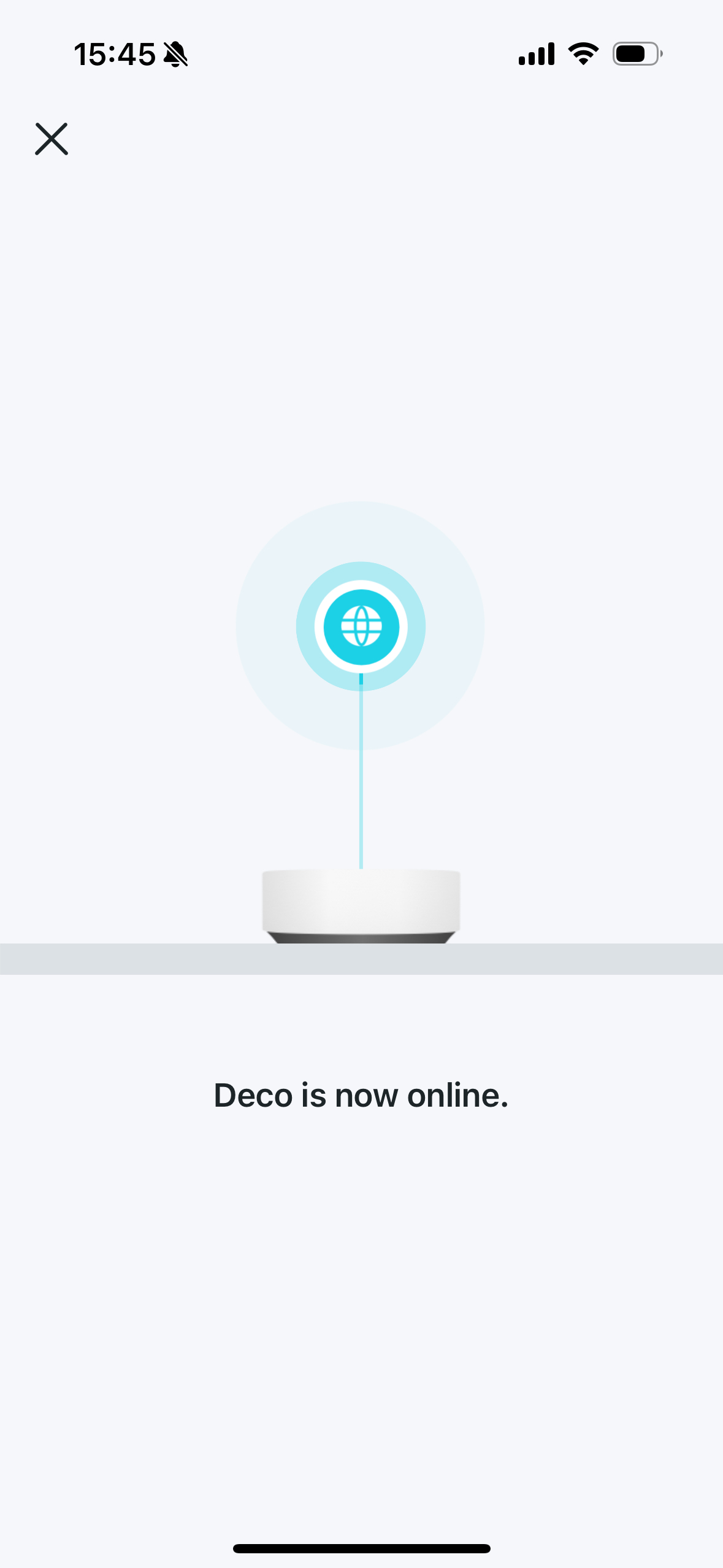 Image displaying the setup complete page.