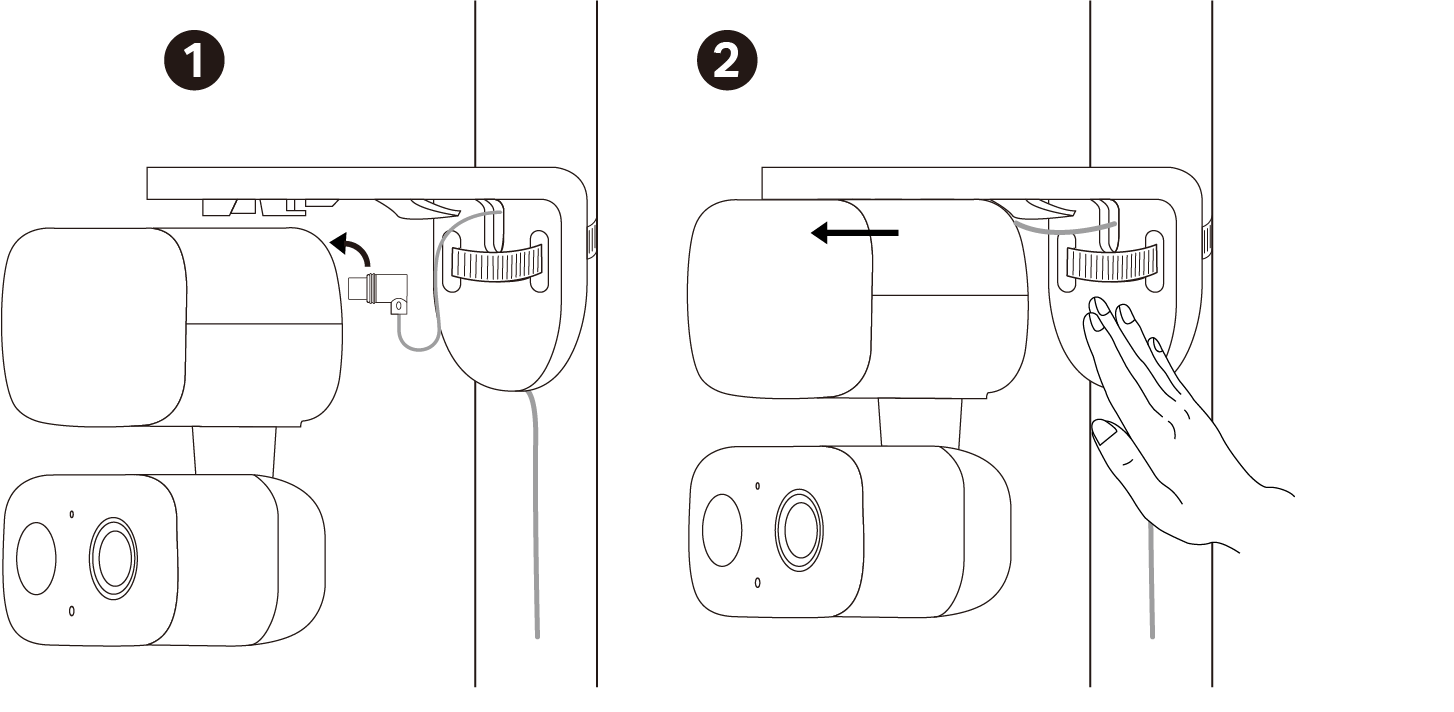 Install the camera