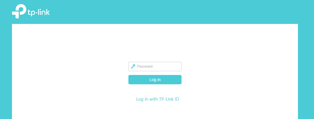 Image of login page