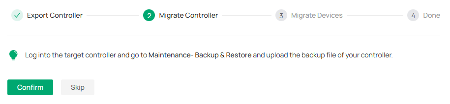 migrate controller
