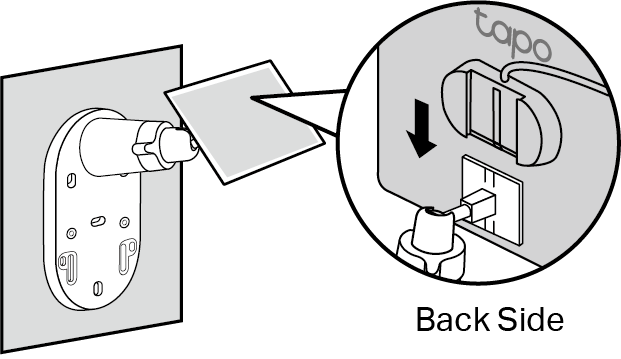 Displays how to attach the solar panel to its bracket
