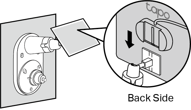 Displays how to attach the solar panel to its bracket