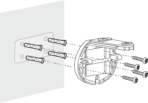 Displays how to install the bracket