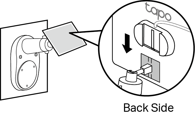 Slide the solar panel onto the mounting bracket until it clicks into place.