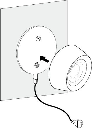 Attach the magnet base to the metal plate.