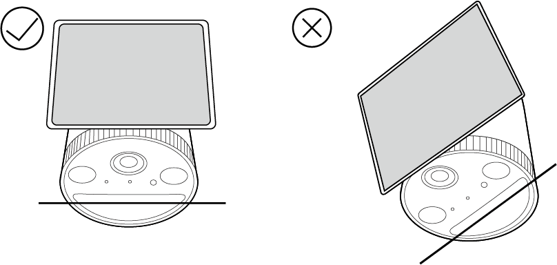 Keep the motion sensor level for best results.