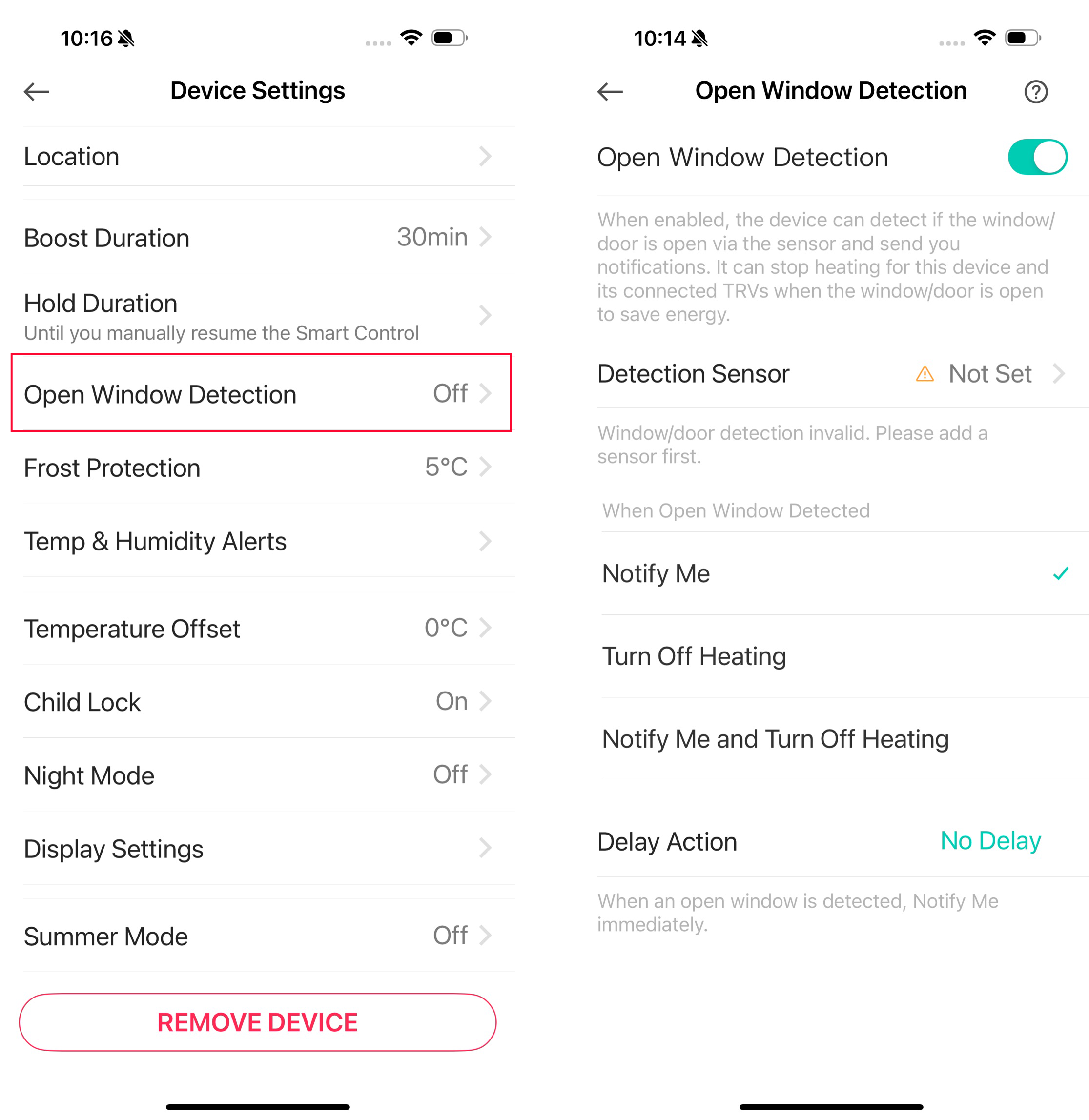 Open Window Detection