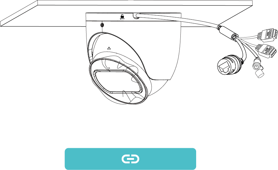 Option 2 - Cable through the side outlet