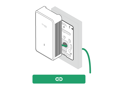Option 2 Wall Mounting (Cable Through Wall)