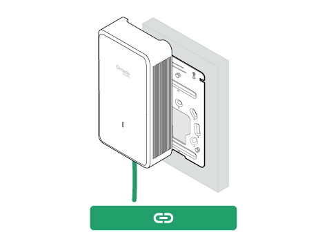 Option 3 Wall Mounting (Cable Along Wall)