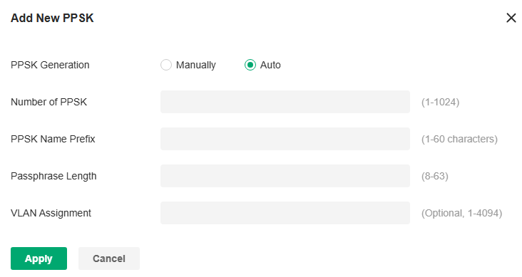 Add PPSK entries automatically