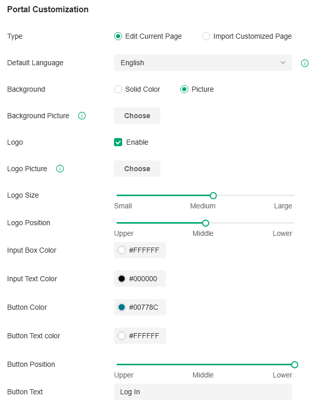 Portal Customization