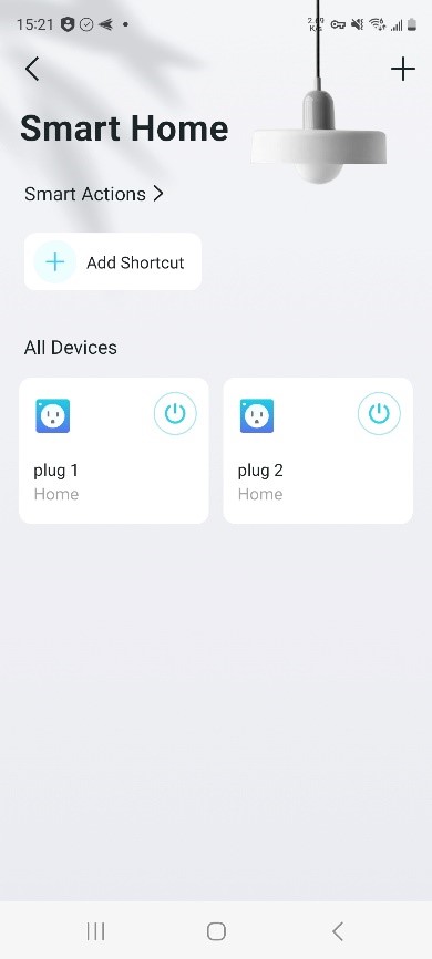 Smart Home homepage