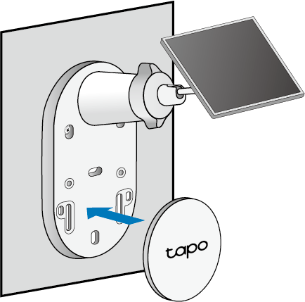 Displays how to install the base cover
