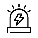 Icon of Customizable Sound and Light Alarm