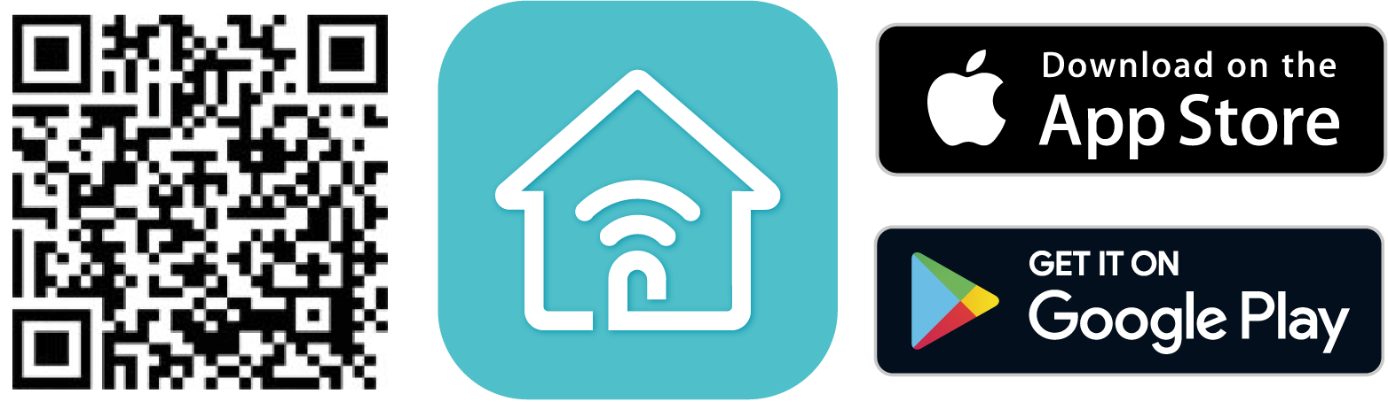 Tether app icon and QR code