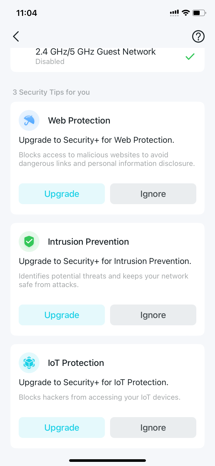 more advanced features after upgrading to Security+
