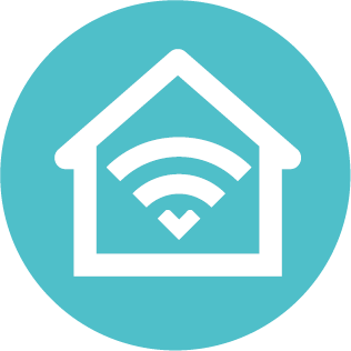 Wi-Fi and House Icon