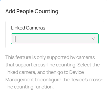 add people counting.