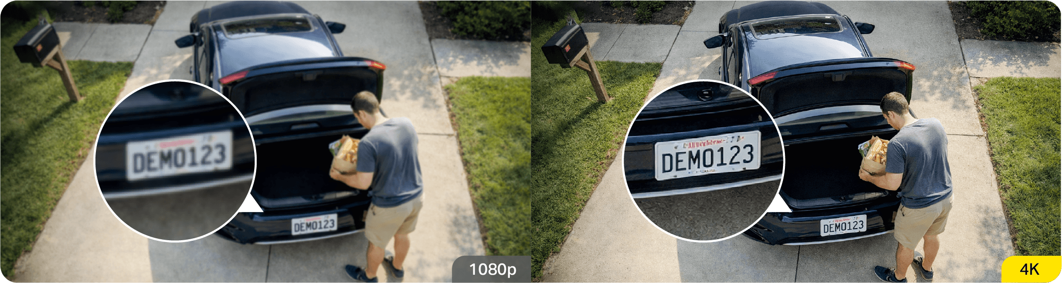 Image of 1080p and 4K contrast