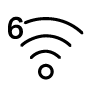 Wi-Fi 6 Connectivity icon