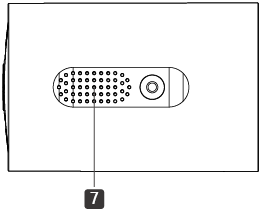 Side part of camera