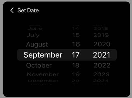 specify the date