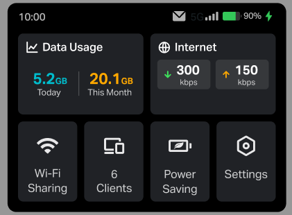 Image displaying the Dark Mode Homepage
