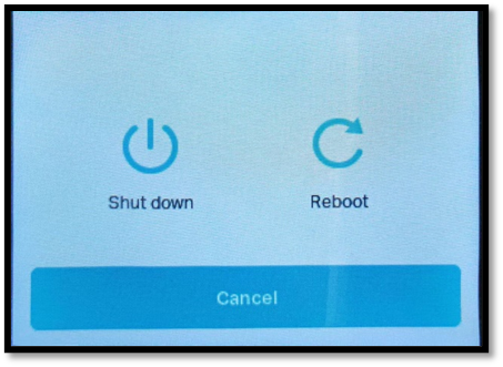 Buttons for rebooting and resetting the Mobile Wi-Fi device.