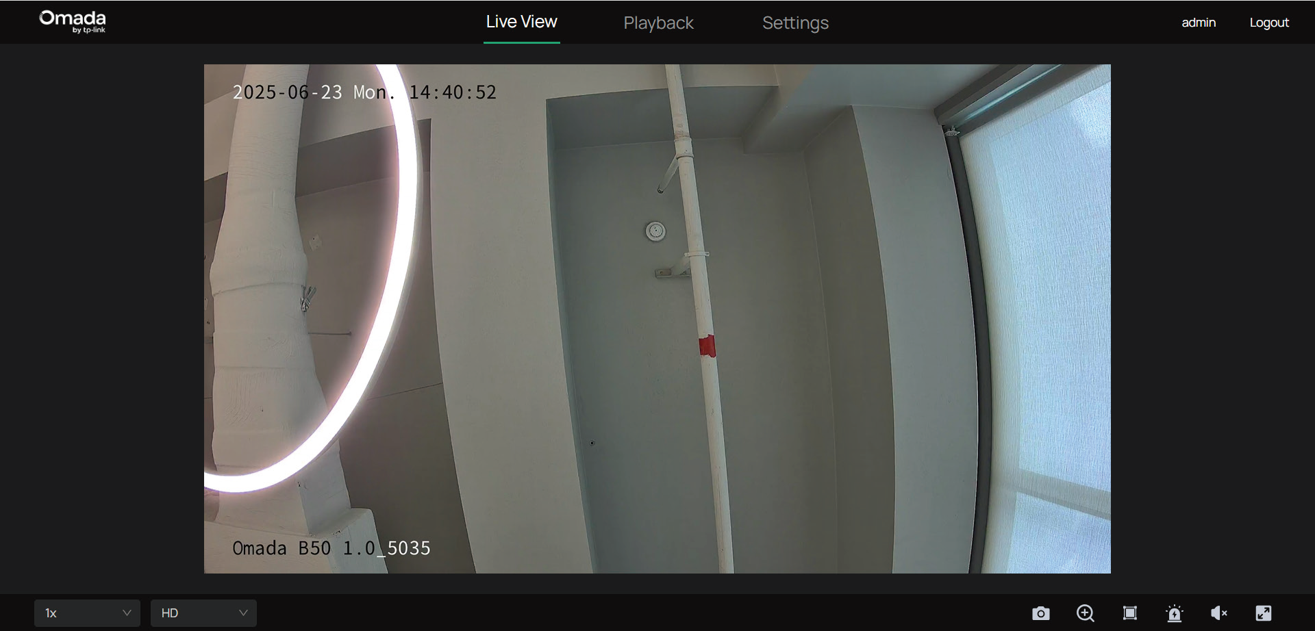 Live view