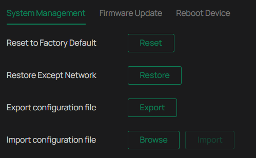 System management