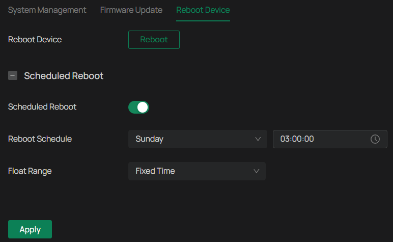 Reboot Device Regularly