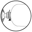  Ensure the camera is securely attached to the camera bracket by tightening the bottom screw.