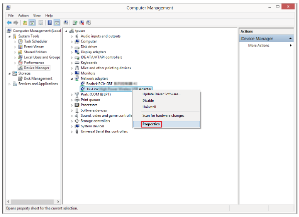 Device Manager page