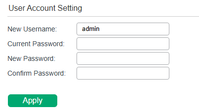 Configuring User Account