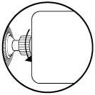 Tighten the bottom screw
