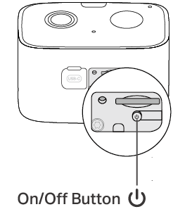 Open the cover, then press and hold the On/Off button for about 3 seconds to turn it on. 